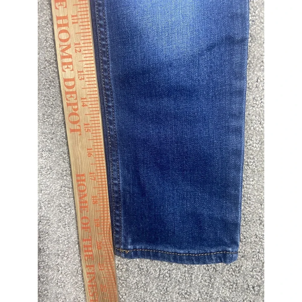 Carters Kid Jeans 7 Girls Blue 5 Pocket Skinny Denim Jeans  Adjustable Waist